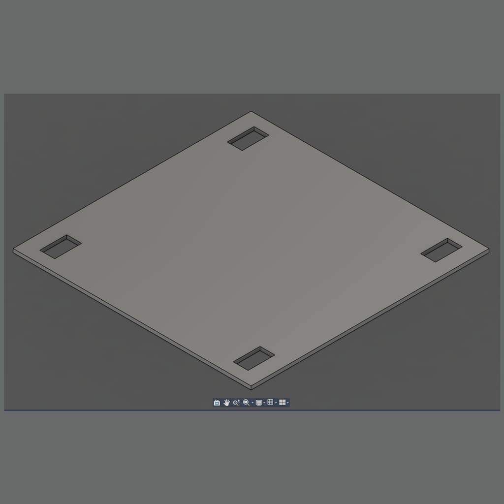 Model of a panel of a flexible mesh panel inlay used for enhanced privacy.