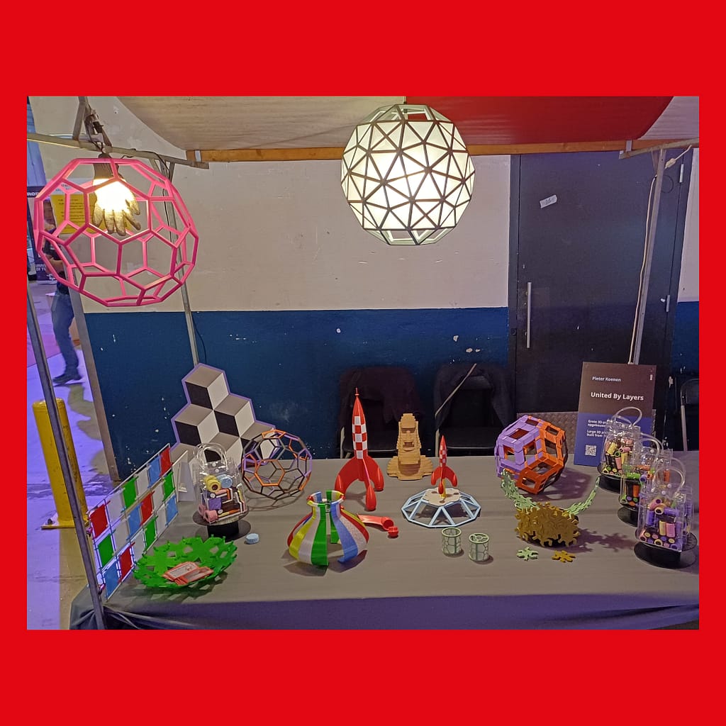 Maker Days Eindhoven 2026, United By Layers - stand front side.
